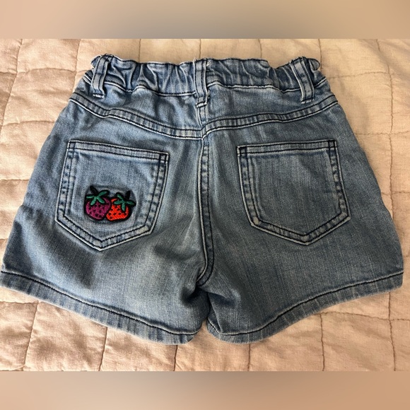 Hannah Andersson Girl’s Blue Jean Shorts Size 6 - 7 - Picture 2 of 6